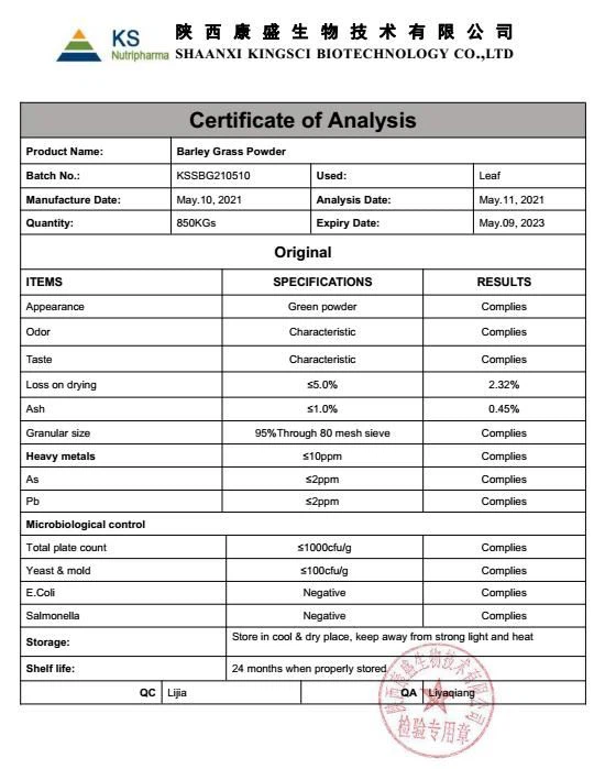 BULK Barley Grass Powder